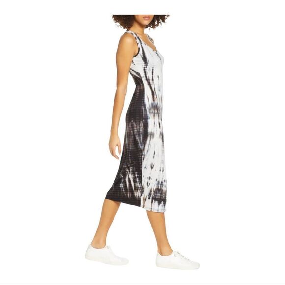 Fraiche by J Jersey Sleeveless Tie Dye Midi Dress size S - Picture 2 of 7